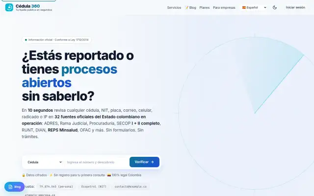 Portada de Cédula 360