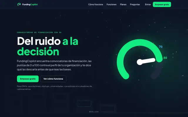 Portada de FundingCopilot