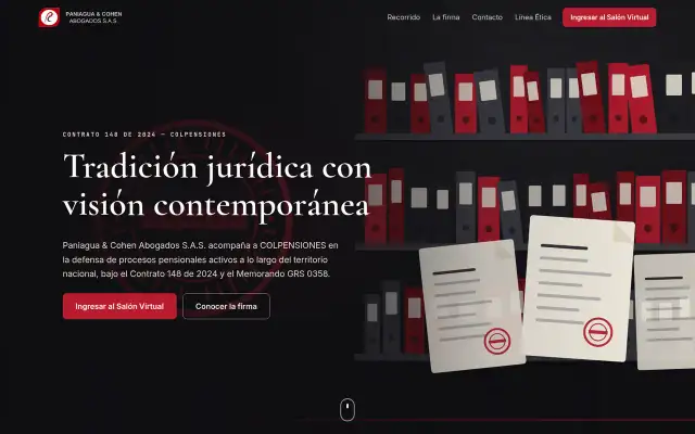Portada de Paniagua & Cohen Abogados