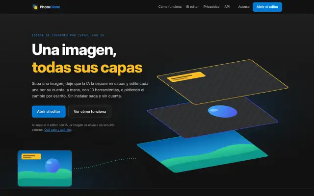Portada de PhotoClone